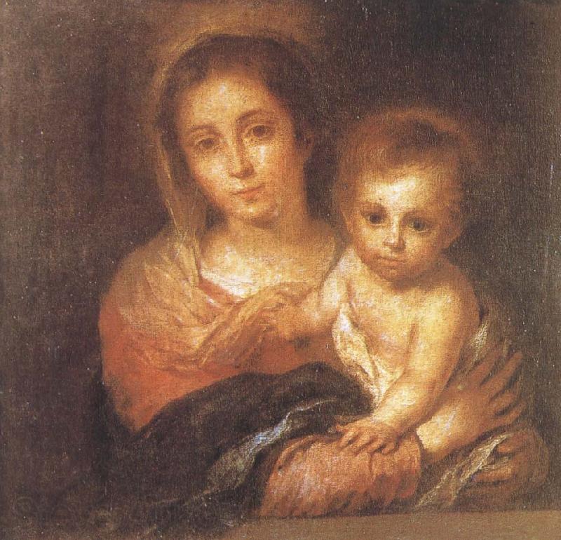 Bartolome Esteban Murillo Napkin Virgin and Child Spain oil painting art